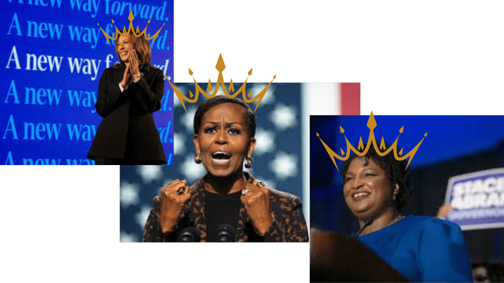 Kamala Harris, Stacey Abrams, and Michelle Obama